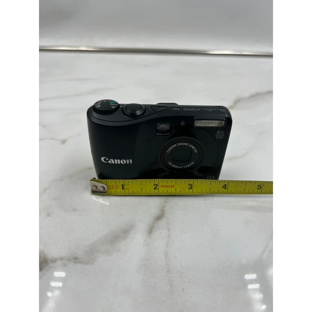 Canon PowerShot A1200 HD Digital Camera 12.1MP 4x Zoom Black PC1586 Boxed